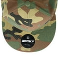 thumbnail image 6 of Decky 1047 6 Panel High Profile Structured Camo Snapback Hat-Woodland, 6 of 6