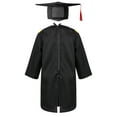 thumbnail image 2 of Yartina Boy Girl Primary School Preschool Graduation Gown + Tassel Cap Costume Dress up Yellow 150, 2 of 5