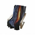 thumbnail image 4 of Earth Soft Flannel Fleece Throw Blanket, Hot Burning Earth Core Structure with Geological Vibrant 3D Style Image, Cozy Plush for Indoor and Outdoor Use, 70" x 90", Orange Black Blue, by Ambesonne, 4 of 6