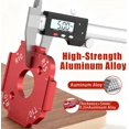 thumbnail image 4 of 7 Pcs Router Corner Radius Jig Template Kit | 3-in-1 Aluminum Alloy Guide for R10 R15 R20 R25 R30 R35 R40 R50 R60 & T10 T20 T30 T35 T40 T50 T60 | Use with Handheld Router and Router Table, 4 of 6