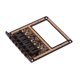 thumbnail image 1 of Soidarity Guitarra 6 Sillín Puente Cenicero Vintage Estampado de flores Pickup Holes Hardtail Tailpiece Bass Instrumento de reemplazo Guitarras Accesorios para instrumentos musicales Soidarity OD025859-00, 1 of 6