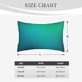 thumbnail image 4 of Xecao Green Turquoise Teal for Decorative Throw Pillow Case for Couch,Sofa or Bed Set,Pillow Cover for Sofa Home Decor Ideal Gift-16"x24", 4 of 6