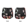 thumbnail image 6 of Uemuo Butterfly with Fowers Pattern Women's Athletic Shorts High Waisted Running Shorts with Liner Pockets Gym Elastic Workout Shorts-X-Large, 6 of 9