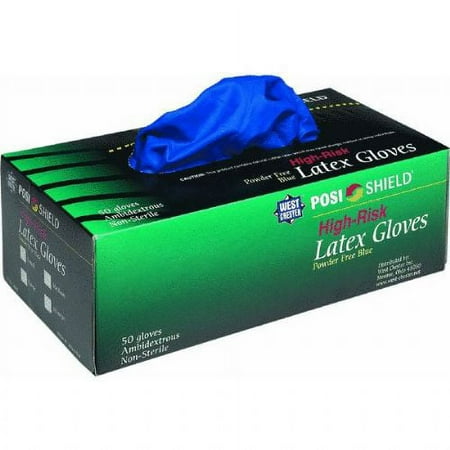 Pip Disposable Gloves,XL,Latex,PK50 2550/XL