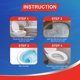 thumbnail image 2 of Limpiador De Baños 10 unids/caja detergente concentrado limpiador tableta efervescente para baño inodoro Tmvgtek Libre de BPA, 2 of 3
