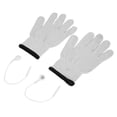 thumbnail image 2 of Guantes de electrodos de fibra conductora para masaje con cables conductores para dolor, lesiones e hinchazón., 2 of 14