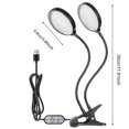 thumbnail image 2 of USB Plant Grow Light 156 LEDs Sunlight Full Spectrum Adjustable Desktop Clamp Growing Lamp for Indoor Plants 5 Dimmable Levels 4/8/12H Timer, 2 of 4