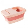 thumbnail image 2 of de pie plegable grande para de pies de pedicura Pies de Pie seco agrietado Rosa Yuyangstore Tina de remojo de pies, 2 of 8