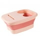 thumbnail image 2 of Lavabo plegable para pies, grande, portátil, con tapa, cubo para baño de pies Rosa, 2 of 9
