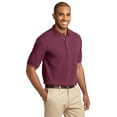 thumbnail image 4 of Port Authority Men's Short Sleeve 100 Percent Cotton Pique Knit Polo - K420, 4 of 6