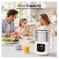 46oz Milk Maker, 11 in 1 Soymilk Machine, Nut Oat Almond Milk Juicer ...