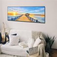 thumbnail image 4 of Kearding Lienzo Arte de la pared Decoración Puesta de sol Pintura decorativa Impresión en lienzo grande Decoración de pared para sala de estar Oficina Decoración del hogar Kearding HA019580-00, 4 of 6