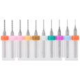 thumbnail image 2 of 10Pcs Mini Drill Bits Set for Woodworking Watch Mobile Phone Repair Tools 0.3MM‑1.2MM, 2 of 14