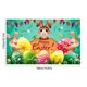 thumbnail image 3 of Decoraciones de Pascua, adornos de Pascua, regalos de Pascua, fondo de actividades para cenas de Pascua, fondo de huevos de conejito, decoración de tela colgante, accesorios para fotos, fondo de Pascu, 3 of 6