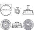 thumbnail image 4 of Llave para filtro de aceite Ibetter tipo copa de 64 mm, alta resistencia, 4 of 6