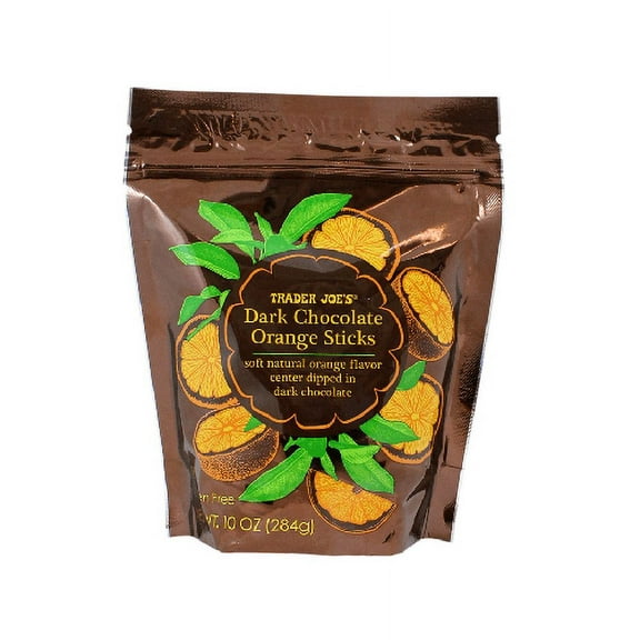 Tjs Dark Chocolate Orange Sticks-10 Oz