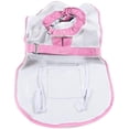 thumbnail image 3 of Chubasquero con capucha impermeable ajustable para perros, chaqueta reflectante para la lluvia para perros, ropa de lluvia para perros pequeños, medianos y grandes (XL, rosa), 3 of 5