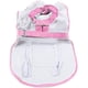 thumbnail image 3 of Chubasquero con capucha impermeable ajustable para perros, chaqueta reflectante para la lluvia, ropa para la lluvia para perros pequeños, medianos y grandes (M, rosa) brillar  Electrónica, 3 of 5
