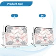 thumbnail image 4 of FORMRS 15"-15.6" Laptop Sleeve Protective Case Soft Carrying Quilted Computer Bag Cover, Cute Elephant, 4 of 7