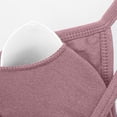 thumbnail image 6 of WAGUTH Women's Ribbed Camisole Sports Bras Thin Strap Wirefree Removable Pads Scoop Neck Comfort Yoga Gym Workout Bralettes, 6 of 8
