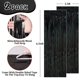 thumbnail image 4 of Cortinas con flecos de aluminio Voircoloria Laser Black, paquete de 2, 4 of 7