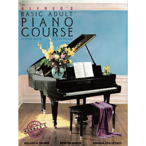 Pre-Owned Alfred's Basic Adult Piano Course Lesson Book, Level 3 Paperback