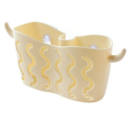 New Arrival Hole Free Suction Cup Storage Hanging Basket Faucet Dish Washing Sponge Drain Basket For Bathroom Kitchen Storage Shelf Rack For Home Living Walmart Canada