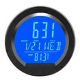 thumbnail image 3 of SPRING Solar Powered Car Digital Clock Thermometer Dashboard Luminous Lcd Display, 3 of 9