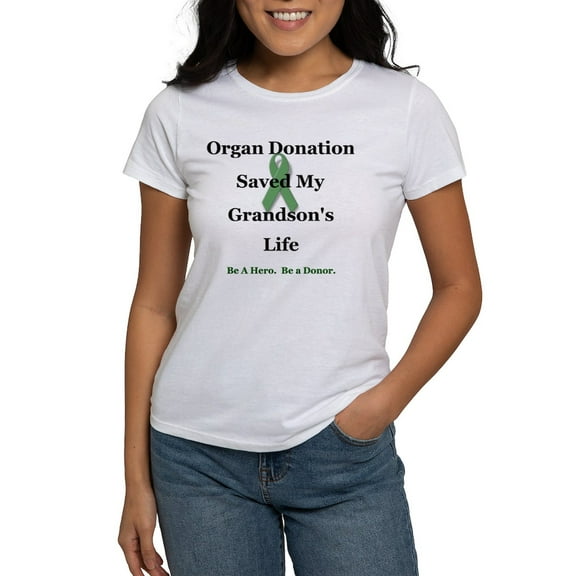 CafePress - Grandson Transplant Women's T Shirt - Women's Classic T-Shirt