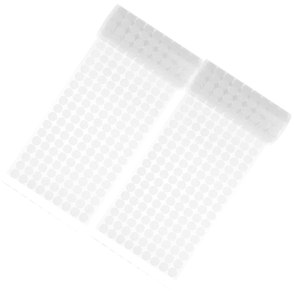 Adhesive Dots for Wall Hanging Round Removable Tape Decorative Stickers Putty Nylon White 2 Rolls