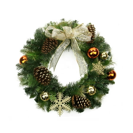 Decorating A Wreath For Christmas 24