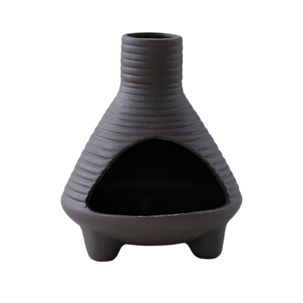 Incienso de Palo Santo, quemador de salvia, regalo de fragancia, bandeja de cerámica para incensario. Negro