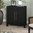 thumbnail image 4 of Evelyn&Zoe Chabot 28" Wide Rectangular Accent Cabinet, Black Grain, 4 of 7