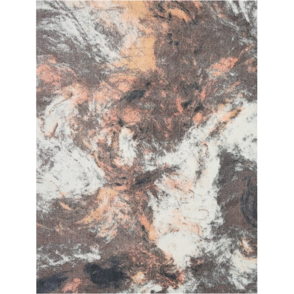 Nourison 5 X 7 Blue/Multicolor Corsica Shag Area Rug CRC05
