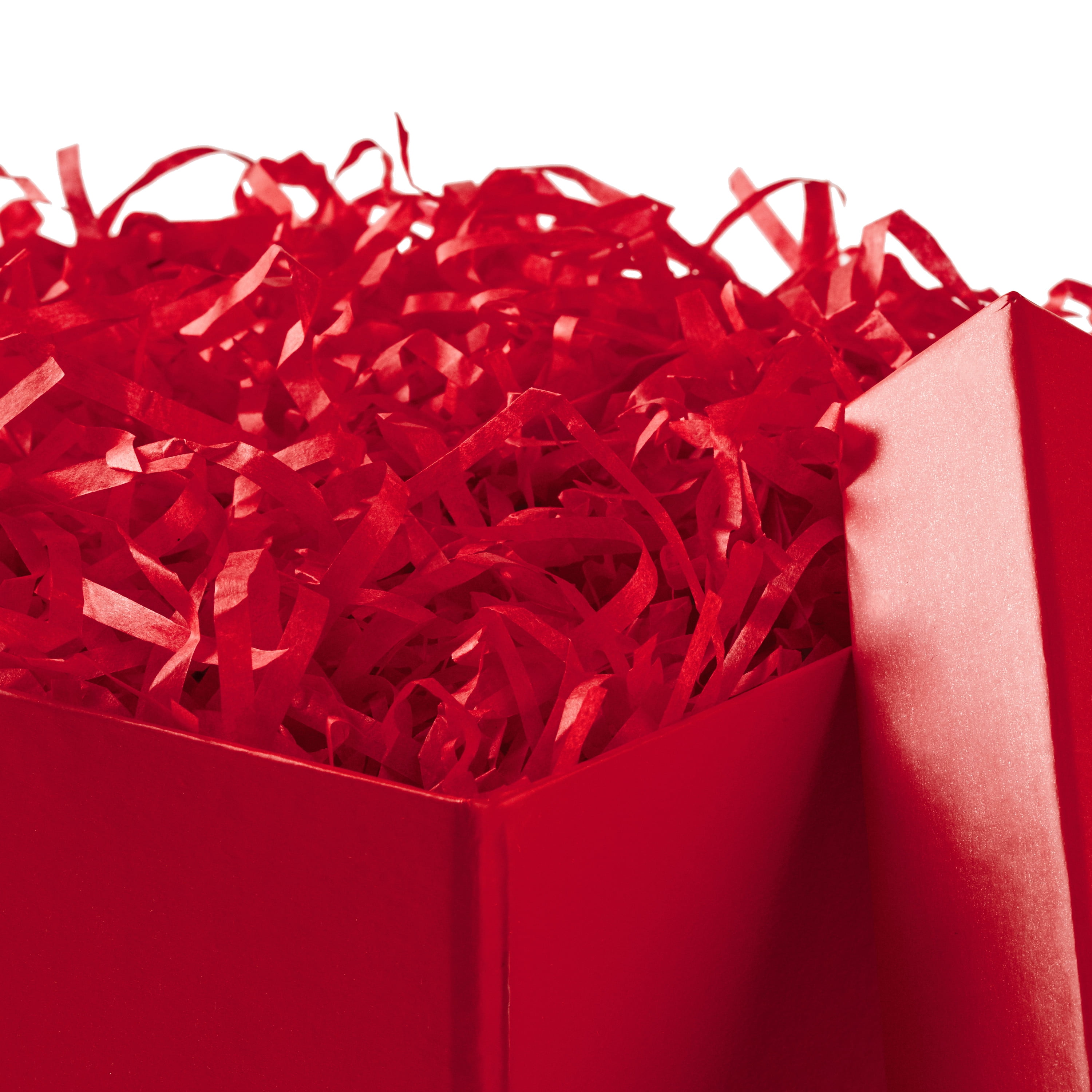 (2 pack) Hallmark 7" Large Gift Box with Lid (Red) for Birthdays, Christmas, Bridal Showers, Weddings, Baby Showers and More