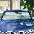 thumbnail image 4 of Qxltty Silver Angel Car Windshield Sunshades Foldable UV Rays Sun Visor Protector Keep Your Vehicle Cool 55×27.6in, 4 of 8