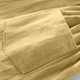 thumbnail image 4 of XIMIN 2 Pack Girls Casual Shorts Summer Linen Short Drawstring Elastic Waist Shorts Workout Jogger Short Shorts ﻿, 4 of 4