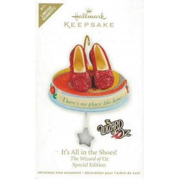 Hallmark Ornament It's All in The Shoes Wizard of Oz 2011 Limited Edition