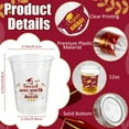 thumbnail image 3 of GuassLee Maroon Graduation Decorations 2025 Party Cups - 50pcs 12 Oz Maroon Disposable Graduation Plastic Clear Cups for Drinks Class of 2025 Grad Party Supplies, 3 of 8