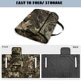thumbnail image 4 of SEANATIVE Golf Cart Seat Covers Universal Golf Cart Seat Towel Blanket with 4 Front Pockets, Wear-resistant Club Car Accessories Fits for EZGO, Yamaha, Camo Hunting Forest, 4 of 7