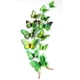 thumbnail image 2 of 12 pegatinas de pared de mariposas 3D extraíbles para decoración de habitación infantil Verde, 2 of 9