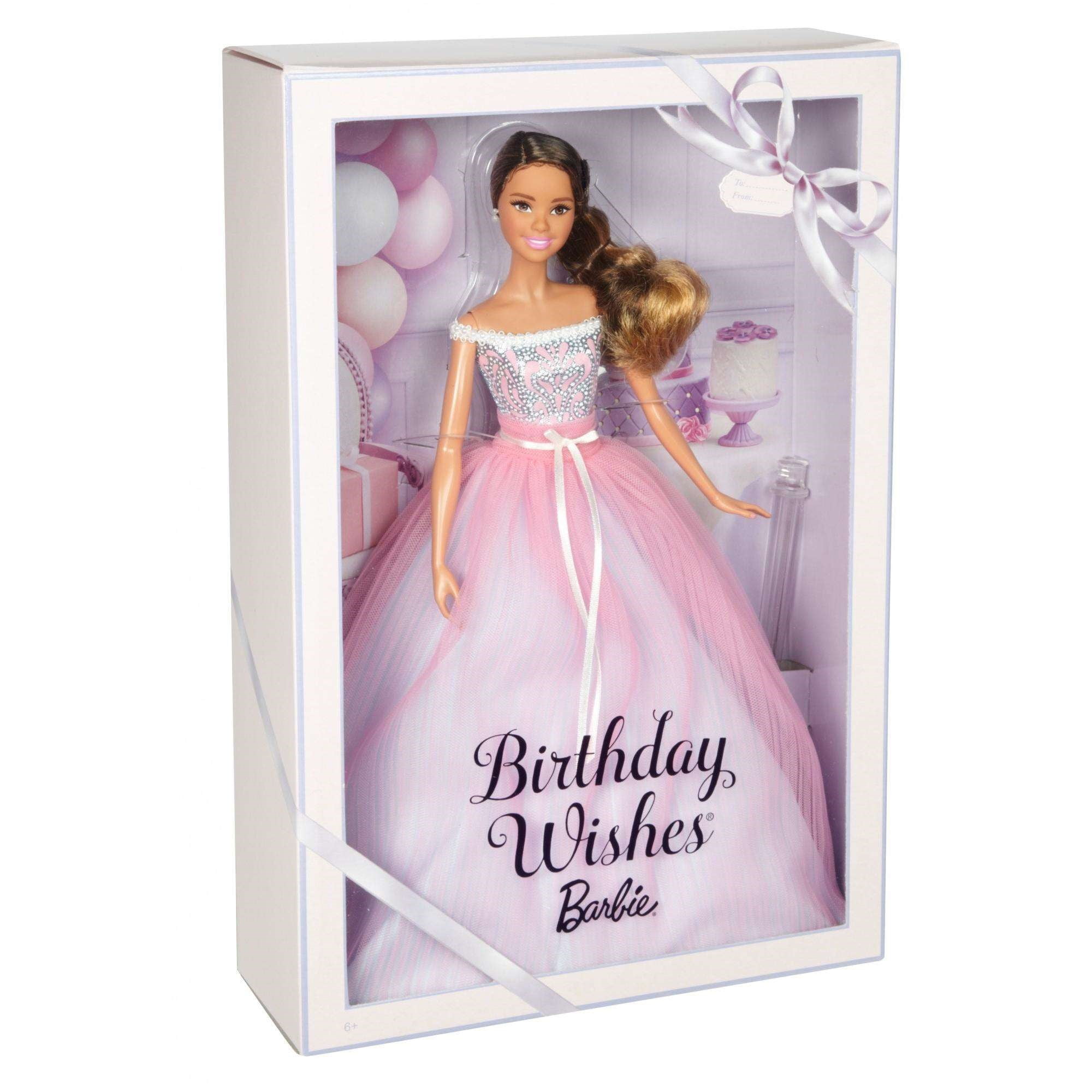 Brunette birthday barbie new arrivals