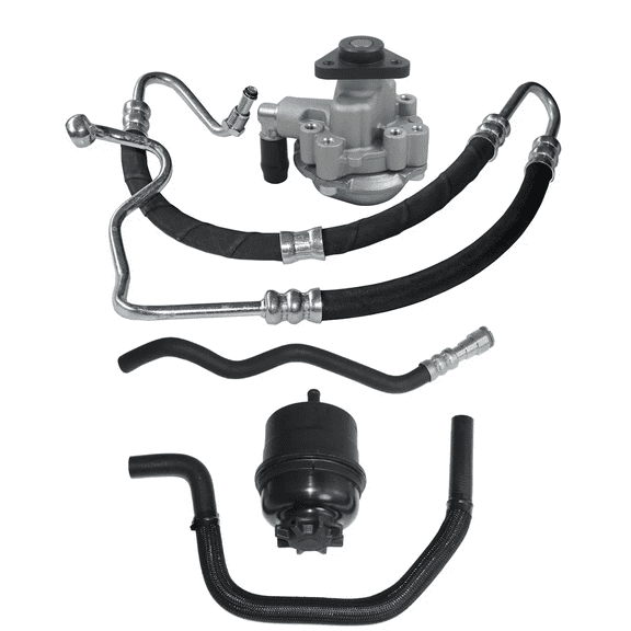 Mustrod Power Steering Pump Kit 32416760036 553-58945 553-59076 for BMW E46 325Ci 325i 330Ci 330i 2000-2005