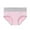 Pink, variant on HUPOM Underwear Women Ladies Underwear High waist Comfort Waist Solid Briefs Dark Gray 3XL