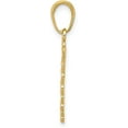 thumbnail image 2 of Solid 10k Yellow Gold Caduceus Pendant - 24mm, 2 of 6