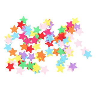 Playfully Ever After 2 inch 60pc Stiff Felt Stars (White)