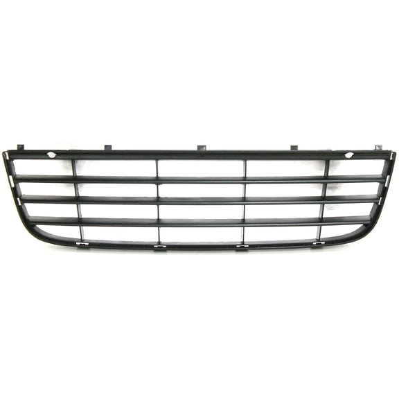 Front Bumper Grille Compatible with VOLKSWAGEN JETTA 2005-2010 Center Black