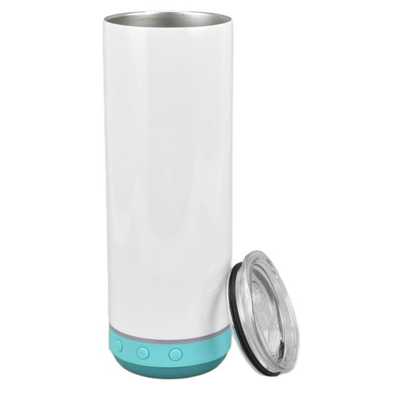 Taza de música de doble pared, taza de altavoz Bluetooth, taza de música de 20 oz, muy versátil