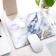 thumbnail image 1 of 22cm*18cm*0.3cm Mouse Pad Rubber + Cloth Marble Pattern Non-slip Game Pad, 1 of 8