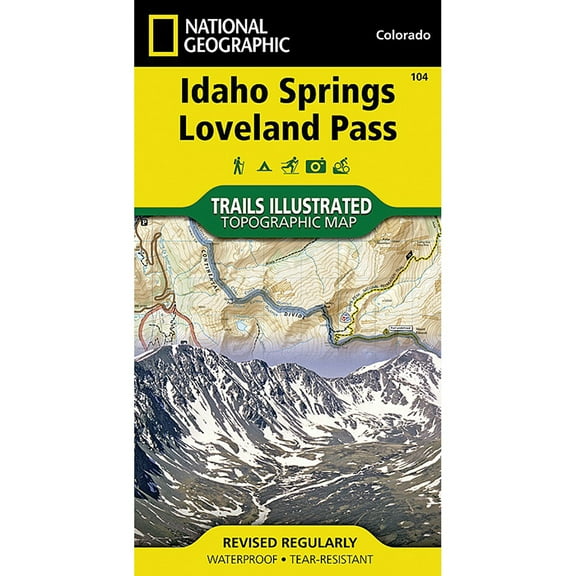 National Geographic Trails Illustrated Map: Idaho Springs/Loveland #104 - Explore the Colorado Rockies with Confidence!